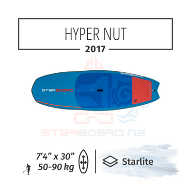 2017 STARBOARD SUP 7'4" x 30" HYPER NUT StarLite