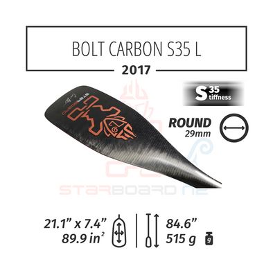 2017 STARBOARD SUP BOLT CARBON  WITH ROUND  CARBON S35 - L