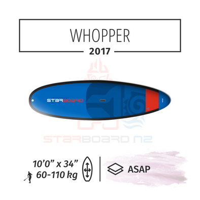 2017 STARBOARD SUP 10'0" x 34" WHOPPER ASAP High Density Rail