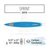 2015 STARBOARD SUP 14'0" X 23" SPRINT CUSTOM CARBON SANDWICH