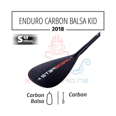 2018 STARBOARD SUP ENDURO 2.0 CARBON BALSA WITH KID CARBON S45