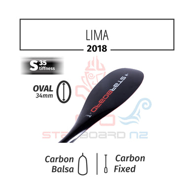 2018 STARBOARD SUP LIMA CARBON BALSA WITH OVAL CARBON S35