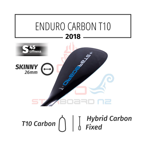 2018 STARBOARD SUP ENDURO 2.0 CARBON T10 WITH SKINNY HYBRID CARBON S45