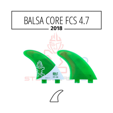 2018 STARBOARD SUP BALSA CORE FCS M4.7 BIO RESIN GREEN FIN (US BOX)