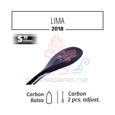 2018 STARBOARD SUP LIMA CARBON BALSA WITH CARBON 2 PCS ADJUSTABLE S35