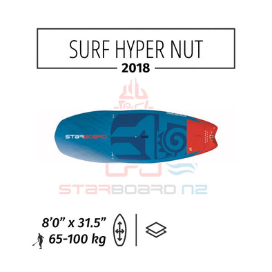2018 STARBOARD SUP SURF 8'0" x 31.5" HYPER NUT