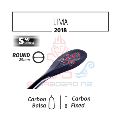 2018 STARBOARD SUP LIMA CARBON BALSA WITH ROUND CARBON S40