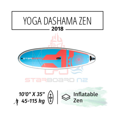 2018 INFLATABLE SUP 10'0"x35"x4.75" YOGA DASHAMA ZEN