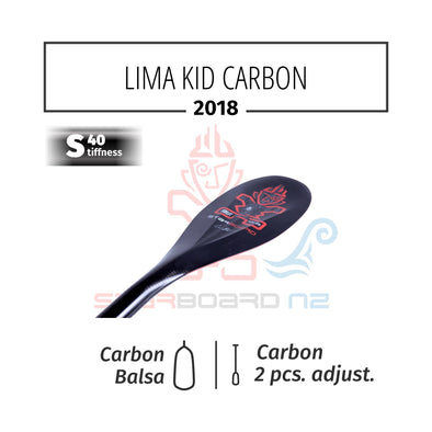 2018 STARBOARD SUP LIMA CARBON BALSA WITH KID CARBON 2 PCS ADJUSTABLE S40
