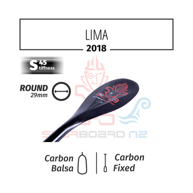 2018 STARBOARD SUP LIMA CARBON BALSA WITH ROUND CARBON S45
