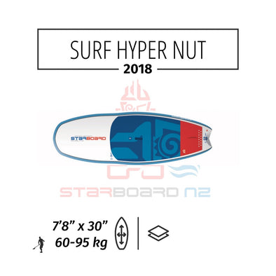 2018 STARBOARD SUP SURF 7'8" x 30" HYPER NUT