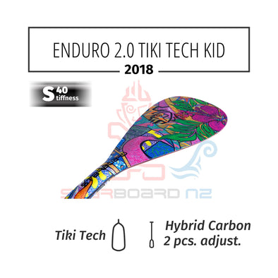 2018 STARBOARD SUP ENDURO 2.0 SONNI SUN WITH KID HYBRID CARBON 2 PCS ADJUSTABLE S40 - XS