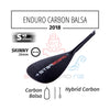 2018 STARBOARD SUP ENDURO 2.0 CARBON BALSA WITH SKINNY CARBON S45