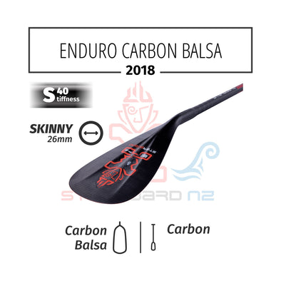 2018 STARBOARD SUP ENDURO 2.0 CARBON BALSA WITH SKINNY CARBON S40