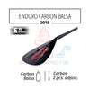 2018 STARBOARD SUP ENDURO 2.0 CARBON BALSA WITH CARBON 2PCS ADJUSTABLE S35