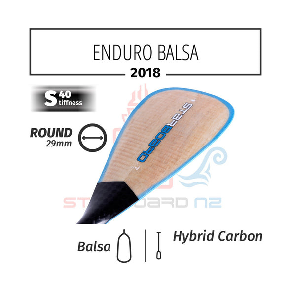 2018 STARBOARD SUP ENDURO 2.0 BALSA WITH ROUND HYBRID CARBON S40