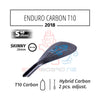 2018 STARBOARD SUP ENDURO 2.0 CARBON T10 WITH SKINNY HYBRID CARBON 2PCS ADJUSTABLE S40