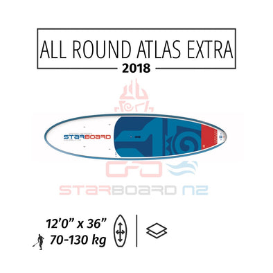 2018 STARBOARD SUP ALL ROUND 12'0" x 36" ATLAS EXTRA