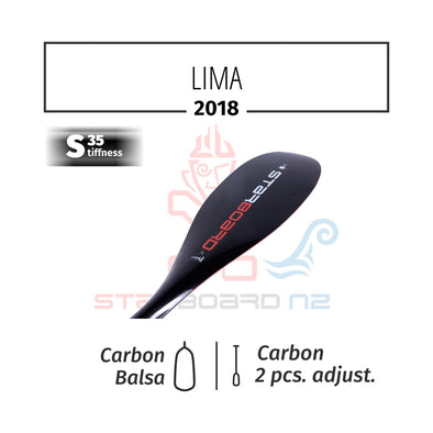 2018 STARBOARD SUP LIMA CARBON BALSA WITH CARBON 2 PCS ADJUSTABLE S35