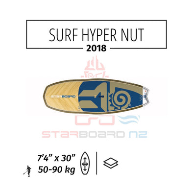 2018 STARBOARD SUP SURF 7'4" x 30" HYPER NUT