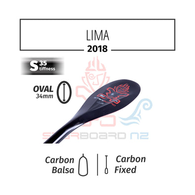 2018 STARBOARD SUP LIMA CARBON BALSA WITH OVAL CARBON S35