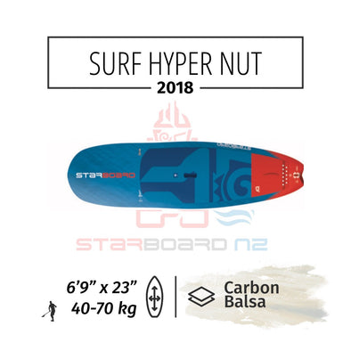 2018 STARBOARD SUP SURF 6'9" x 23" HYPER NUT