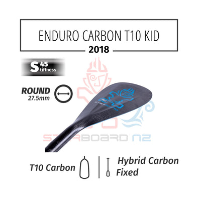 2018 STARBOARD SUP ENDURO 2.0 CARBON T10 WITH KID HYBRID CARBON S45 - XS