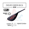 2018 STARBOARD SUP ENDURO 2.0 CARBON BALSA WITH SKINNY CARBON S45